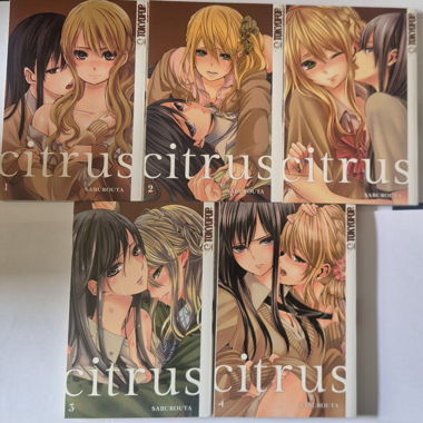 Citrus Yuri GL Manga set Volume 1-5 German
