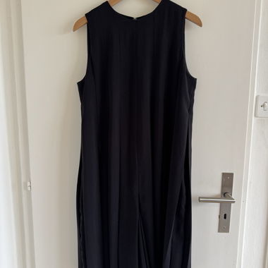 COS Black Pleated Jumpsuit/dress