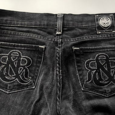 Jeans Vintage Rock & Republic avec cristaux