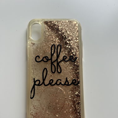 iPhone X glitter case 