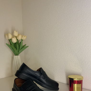 Mocassin en cuir