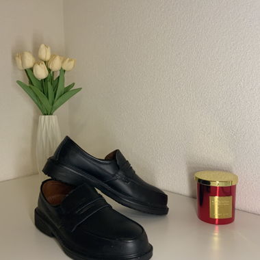 Mocassin en cuir