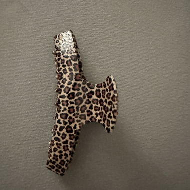 Haarklammer Leopardmuster