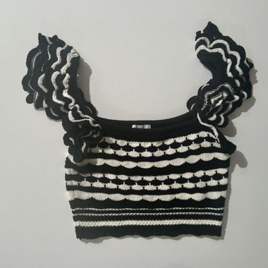 Crop top en maille
