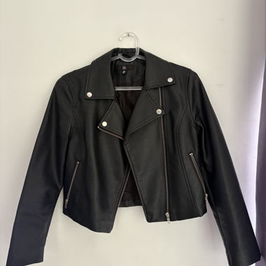 Black biker jacket