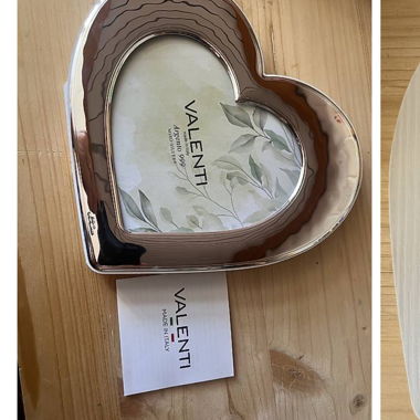 Valenti Heart Frame in Silver