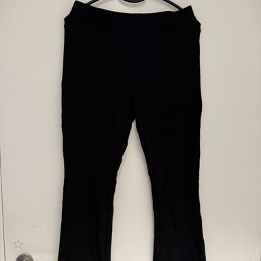 Black Flared Comfy Pants