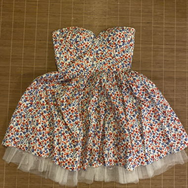 Floral Bustier Dress