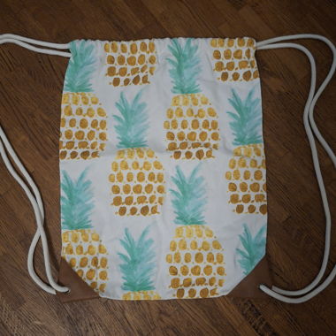2 gym bags (pineapple, watermelon), festival