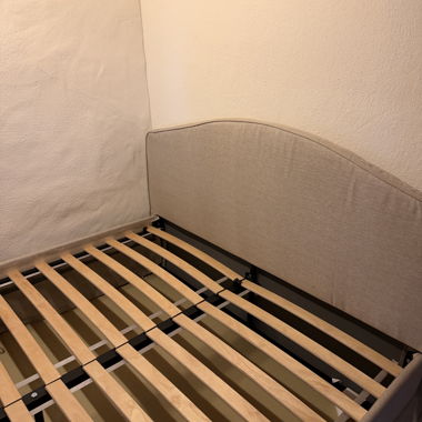 Bed slatted frame