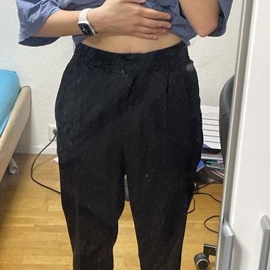 Schwarze Anzugs Hose 