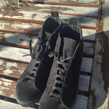 🎬 Schuh Black Plateau High Sneakers