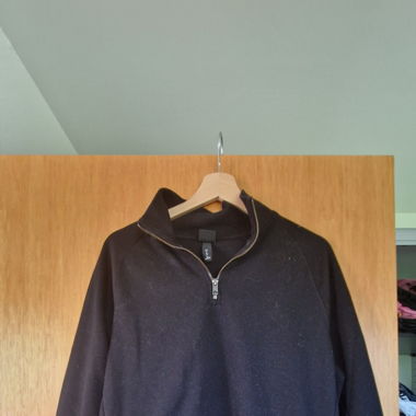 H&M Kragen Sweathshirt mit Zipper 