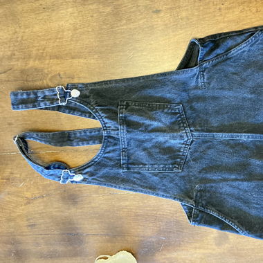 Salopette a gonna di jeans