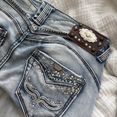 Jeans y2k ornés