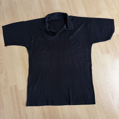 Polo Nero Plissé