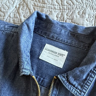 Jeanshemd von Cedarwood State - Größe XL - Blau