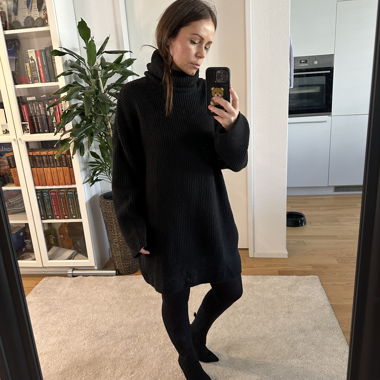 Abito oversize in maglia