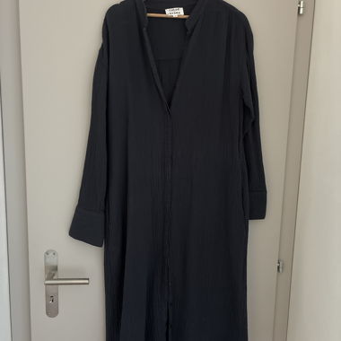 Robe chemise bleue marine
