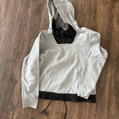 Hoodie Nike gris/noir