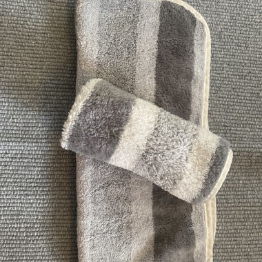 Lot de 2 gants de toilette doux