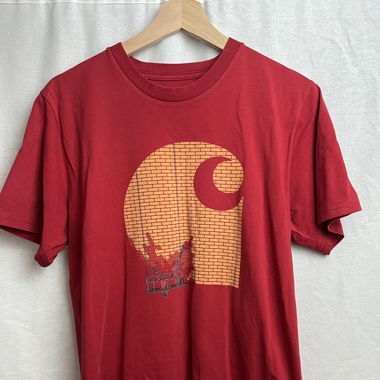 T-shirt Carhartt rouge vintage