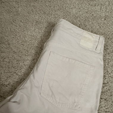 Zara white denim shorts size 38
