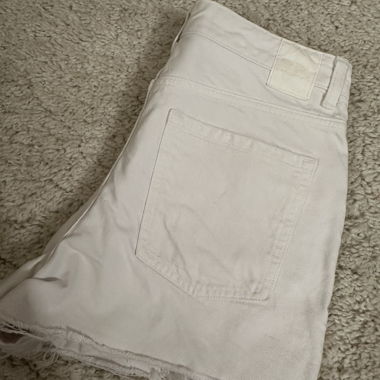 Zara white denim shorts size 38