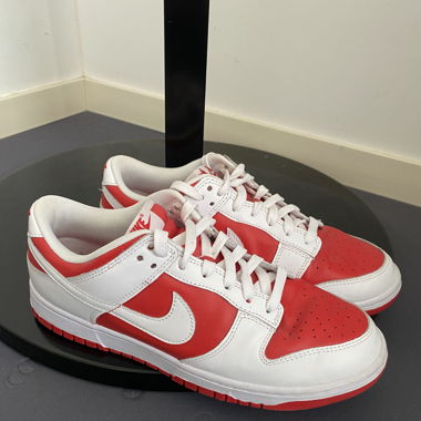 Nike Dunk Low White University Red