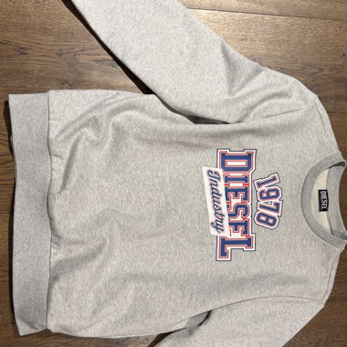 Sweatshirt Diesel gris avec logo