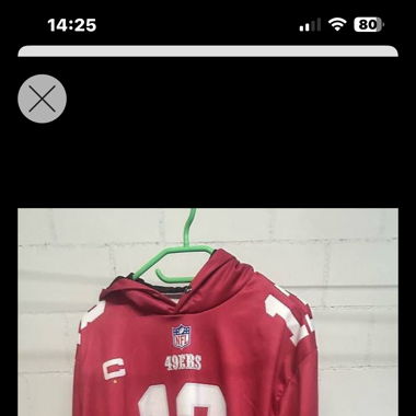 NFL SF 49ers Red Hoodie