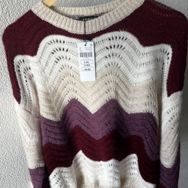 New colorful sweater