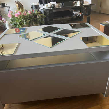 Mirrored TVTable