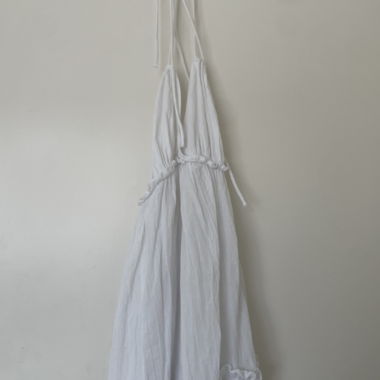 weisses sommerkleid