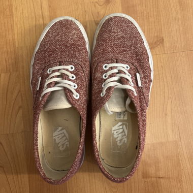 Baskets Vans rouges chinées