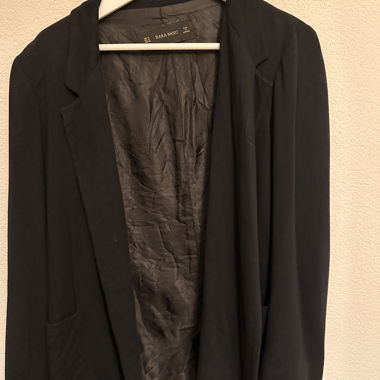 ZARA Basic schwarzer Blazer Grösse M