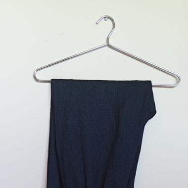 Weite Stoffhose Schwarz 