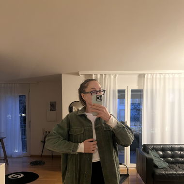 Zara Khaki Green Jacket Shirt