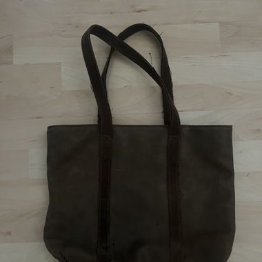 Braune fake ledertasche