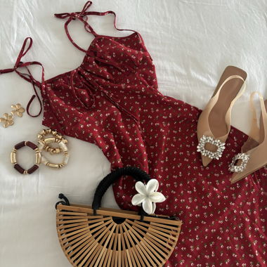 Robe avec motifs 