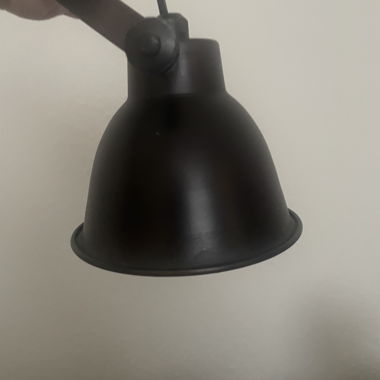 Black Adjustable Wall Spotlight