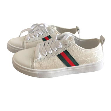White sneakers