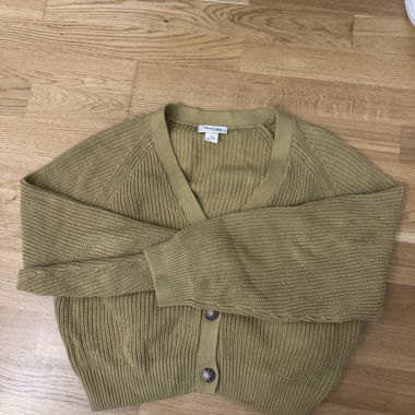 Cardigan - Monki in mustard