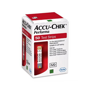 Accu-Check Teststreifen versiegelt