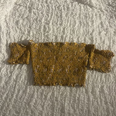 Top estivo lunghezza al seno/ spalle scoperte