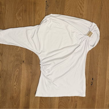 Haut asymétrique blanc