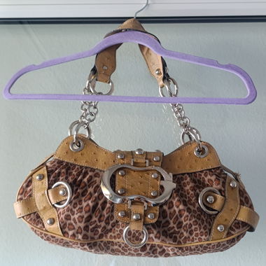 Très rare sac vintage Guess léopard