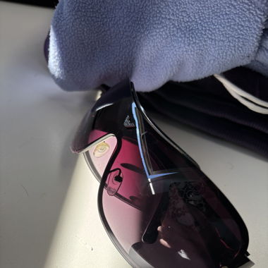 Emporio Armani Shield-Sonnenbrille – Y2K 