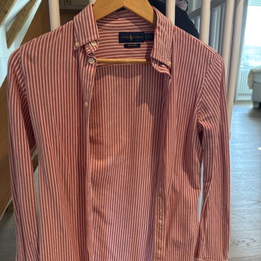 Ralph Lauren red-white striped shirt