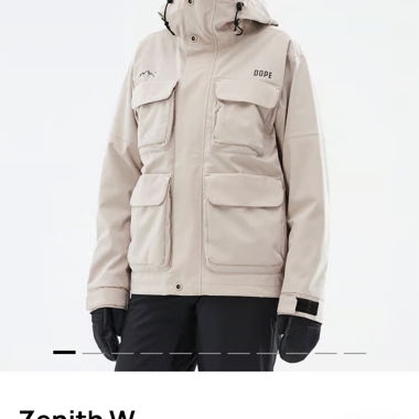 Snowboardjacke Skijacke Dope beige